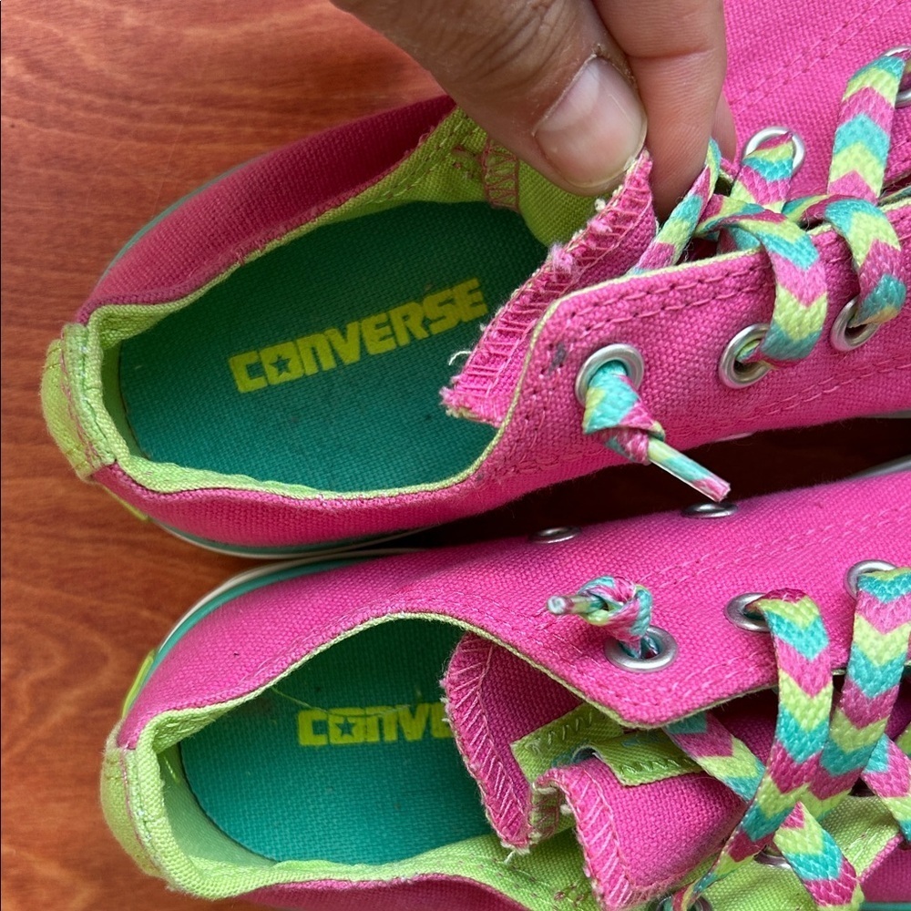 Converse All Star Custom Canvas Chuck Taylors - Picture 3 of 13